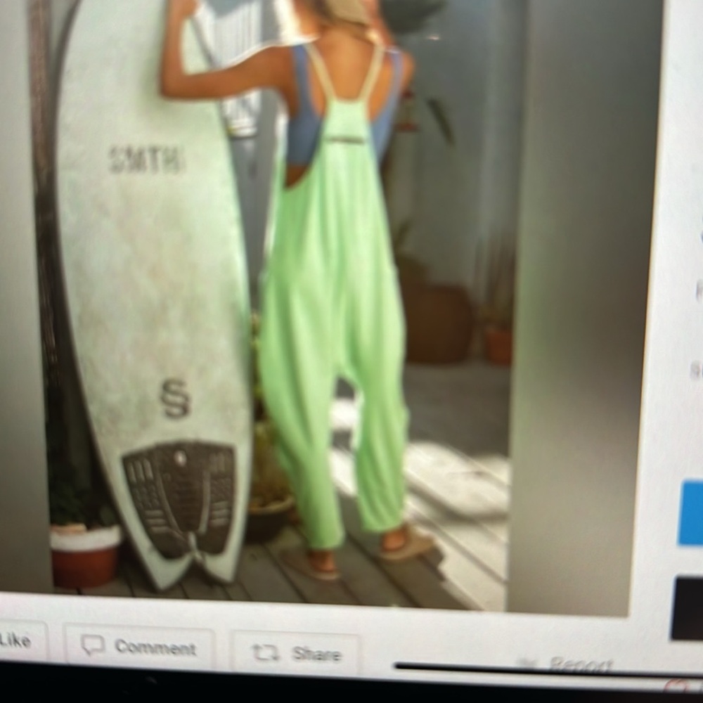Free People Neon Lime Green Jumpsuit Romper - Picture 9 of 9